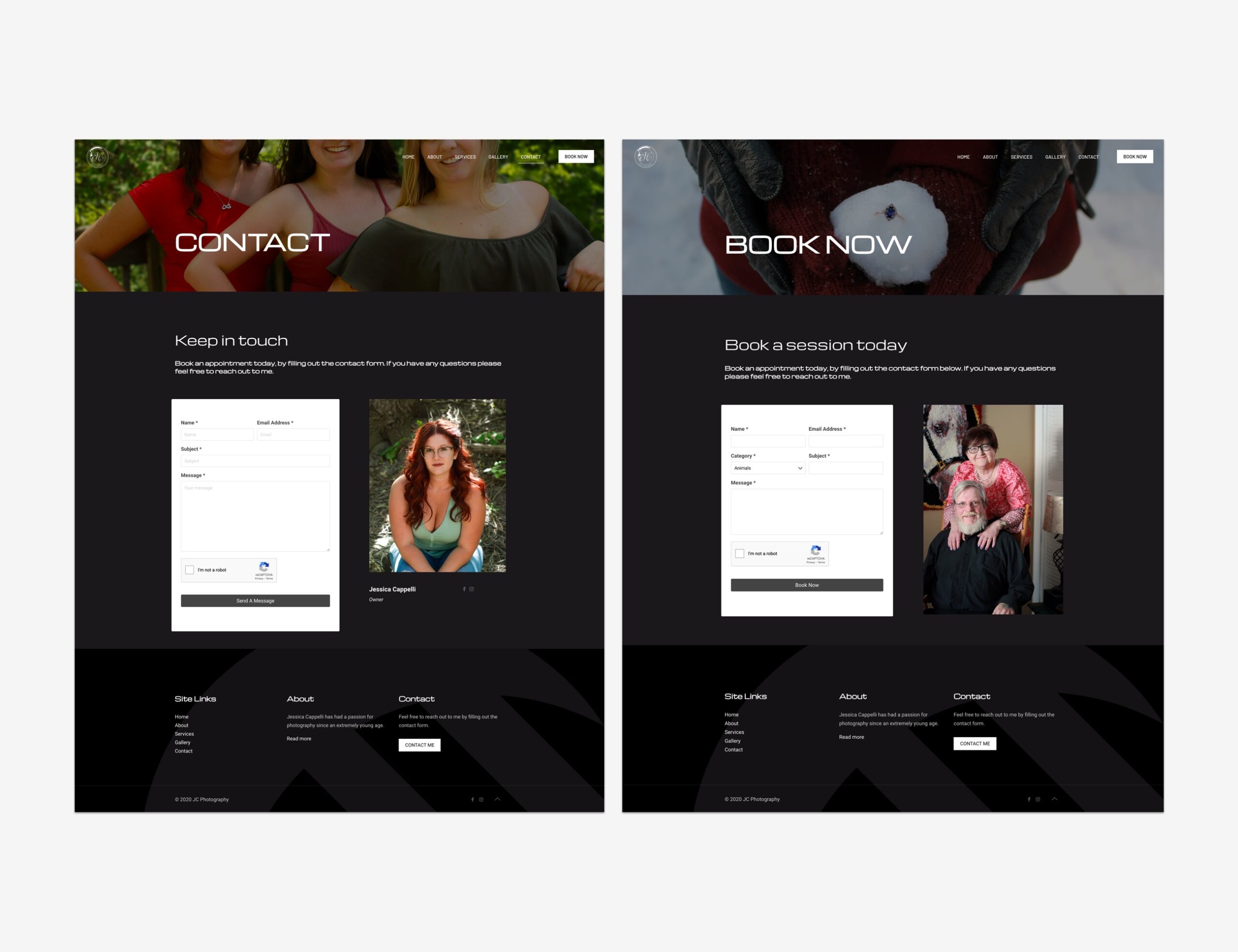 JC Contact & Book Now